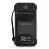 Sanyano solar powerbank - Met zaklamp en kompas - Draadloos opladen - 30000 mAh - 20W - Zwart - Afbeelding 3