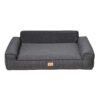 Lizzy & Lola – Hondenbed Snuggy XL – Black - 100 x 65 cm - Afbeelding 4