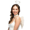 Accessoire set - Engel - Diadeem, vleugels en choker - 3-delig - Wit - Afbeelding 7