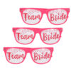 Partybril team bride - Pinhole zonnebril met witte glazen - 3 stuks - Afbeelding 4
