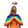 Accessoire set - Engel - Diadeem en vleugels - 2-delig - Regenboog - Afbeelding 7