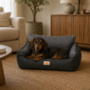 Lizzy & Lola - Hondenmand Snoozy L - Graphite – 64 x 49 cm - Afbeelding 9
