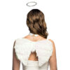Accessoire set - Engel - Diadeem, vleugels en choker - 3-delig - Wit - Afbeelding 8