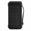 Sanyano solar powerbank - Met zaklamp en kompas - Draadloos opladen - 30000 mAh - 20W - Zwart - Afbeelding 2