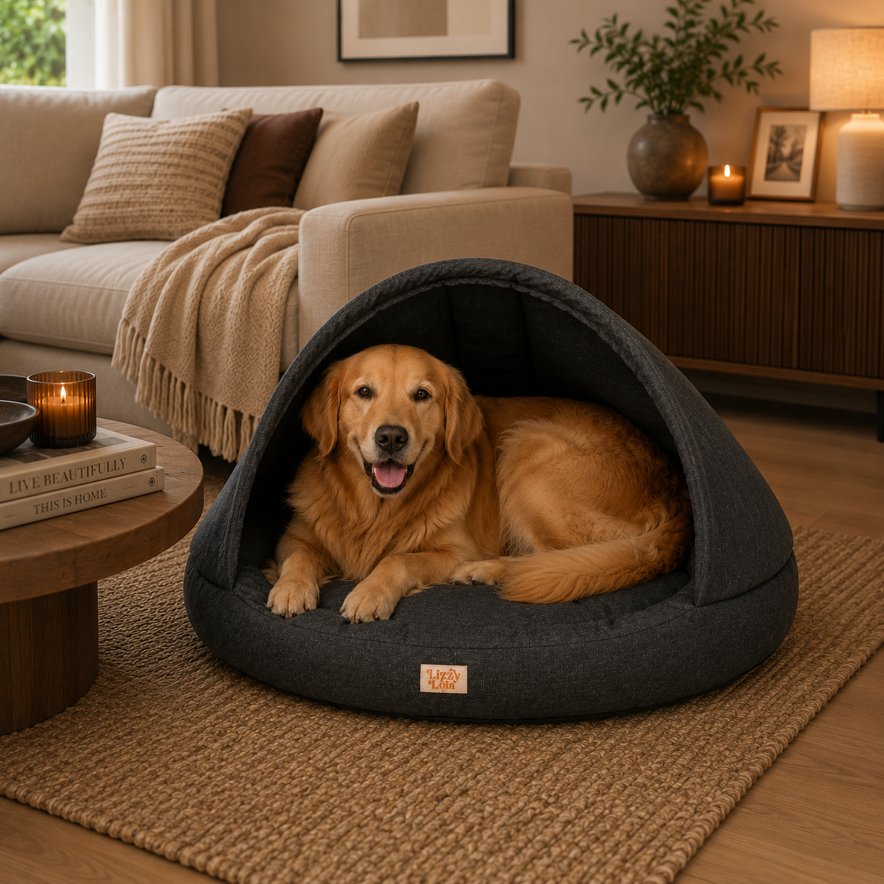 Lizzy & Lola - Hondenmand Cavy XXL - Black - 100 cm - Afbeelding 8