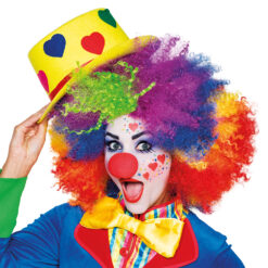 Alternative view of Schminkset clown - Make-up kit met clownsneus, kwastje en spons - Gezichtsschmink - 6-delig