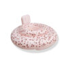 Babyzwemband met panterprint oudroze