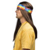 Accessoire set - Hippie - Hoofdband, partybril, pruik en ketting - 4-delig - Afbeelding 11