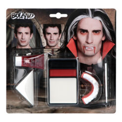 Schminkset vampier - Make-up kit met vampiertanden en nepbloed - Gezichtsschmink - 5-delig