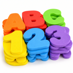 Badspeelgoed foam letters en cijfers