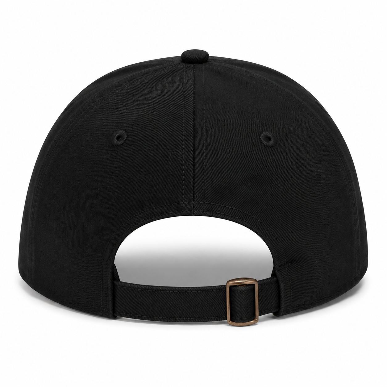Pet met badeendje - Baseball cap met verstelbare metalen gesp – Unisex festival cap - Zwart - Afbeelding 2