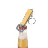 Multifunctionele sleutelhanger - 3 functies - Flesopener, kurkentrekker en mes - Bamboe/RVS - Afbeelding 4