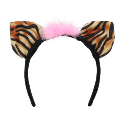 Alternative view of Accessoire set - Tijger - Diadeem, staart, choker en armbanden - 5-delig