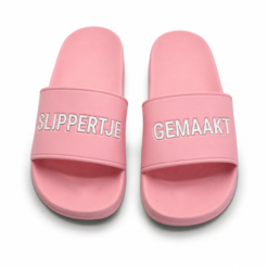 Roze slippers - Slippertje Gemaakt - Badslippers - Maat 41