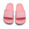 Roze slippers - Slippertje Gemaakt - Badslippers - Maat 45