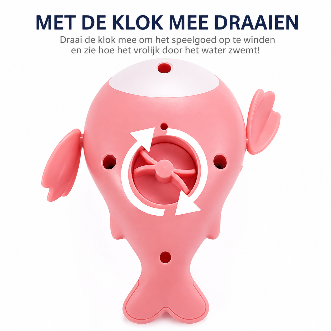 Badspeelgoed opwindbare dolfijnen - 3 stuks - Afbeelding 3