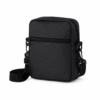 Schoudertas van PU - Crossbody tas met voorvak - Zwart