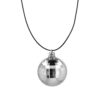 Accessoire set - Disco - Diadeem, partybril, ketting, oorbellen en ring - 5-delig - Zilver - Afbeelding 9