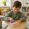 Pop it deluxe vierkant - Fidget toy - Regenboog - Stressverlagend speelgoed voor kinderen - Afbeelding 6
