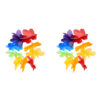 Accessoire set - Hawaii - Regenboog - Hoofdband, Hawaiikrans, armbanden - 4-delig - Multicolor - Afbeelding 5