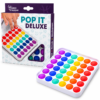 Pop it deluxe vierkant - Fidget toy - Regenboog - Stressverlagend speelgoed voor kinderen