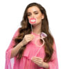 Fotobooth props Bride to be - Papieren foto props voor vrijgezellenfeest - Roze/wit - 10-delig - Afbeelding 7