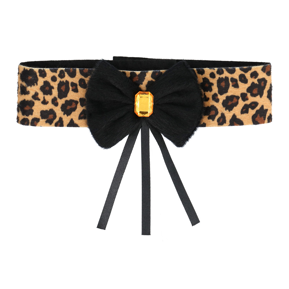 Accessoire set - Luipaard - Diadeem, staart, choker en armbanden - 5-delig - Afbeelding 4