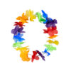 Accessoire set - Hawaii - Regenboog - Hoofdband, Hawaiikrans, armbanden - 4-delig - Multicolor - Afbeelding 4