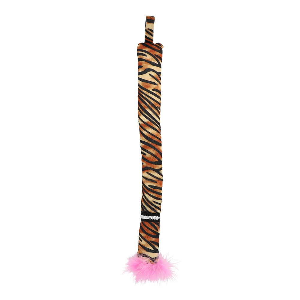 Accessoire set - Tijger - Diadeem, staart, choker en armbanden - 5-delig - Afbeelding 8