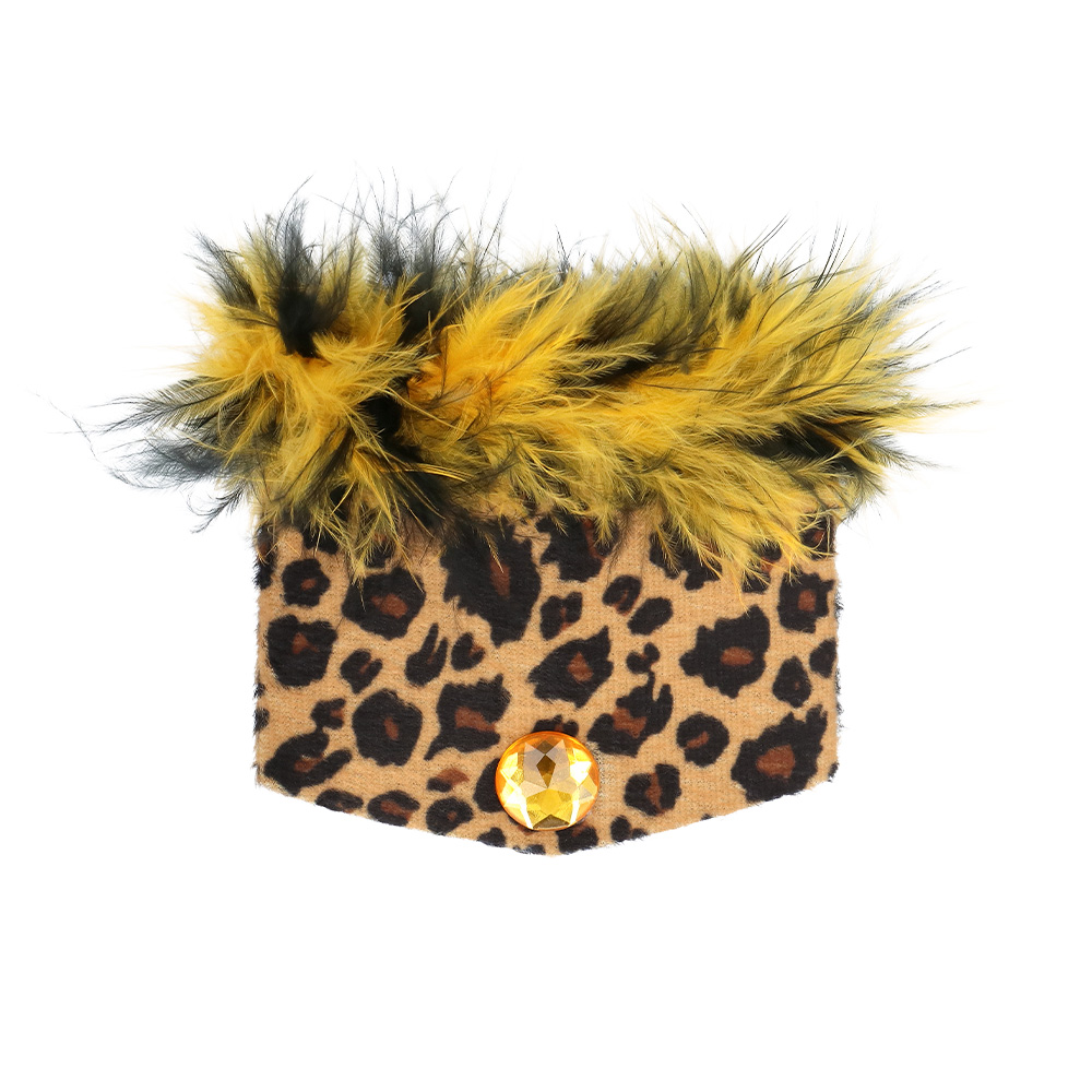 Accessoire set - Luipaard - Diadeem, staart, choker en armbanden - 5-delig - Afbeelding 6