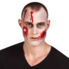 Schminkset zombie - Make-up kit met nepbloed en nepwond - Gezichtsschmink - 7-delig - Afbeelding 4