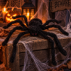 Harige spin - Halloween - 50 x 65 cm - Afbeelding 2