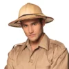 Beige Safarihoed - Verkleedaccessoire - Safari & Jungle Thema - Afbeelding 2