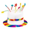 Happy Birthday verjaardagshoed - Feesthoedje - 60 cm - Afbeelding 3