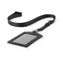 Keycord met badgehouder - Zwart