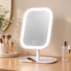 Duradis - Kantelbare make-up spiegel op standaard - Met touch lichtbediening - USB oplaadbaar - Afbeelding 6