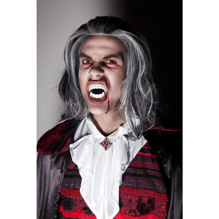 Vampier gebit wit met nepbloed - Halloween - Afbeelding 2