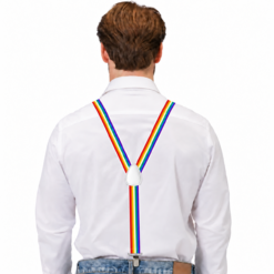 Alternative view of Bretels met Regenboog vlag