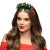 Kerstballen diadeem - Haarband - Glimmend - Afbeelding 2