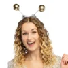 Diadeem met kerstballen - Haarband - Kerst - Goud & Zilver