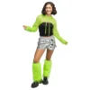 Beenwarmers UV Blacklight - Fluffy 80s Retro Party Beenwarmers - Neon groen - Afbeelding 3