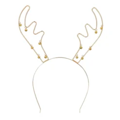 Rendier Diadeem - Met belletjes  - Goud