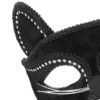 Kattenmasker - Dierenmasker met lintsluiting - Zwart - Afbeelding 3