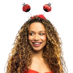 Diadeem met lieveheersbeestjes  - Haarband - Rood/Zwart