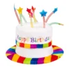Happy Birthday verjaardagshoed - Feesthoedje - 60 cm - Afbeelding 2