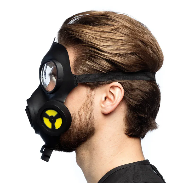 Gasmasker - Verkleedmasker - Zwart - Afbeelding 4