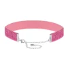 Glitter choker - ketting - Glitter - Roze - Afbeelding 3