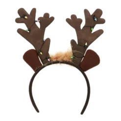 Alternative view of Rendier haarband - diadeem - Met glitters