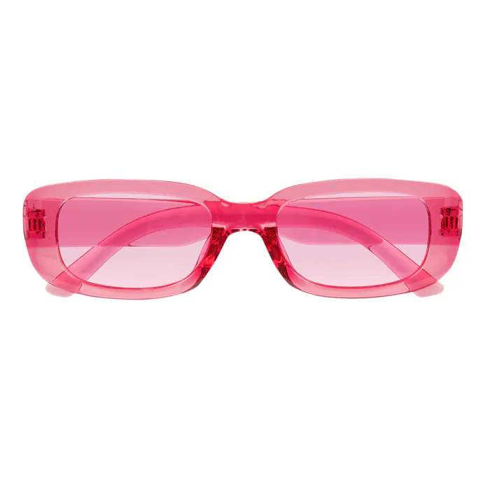 Partybril classic dik montuur - Roze & Zwart - Festivalbril - Afbeelding 4
