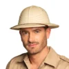 Beige Safarihoed - Verkleedaccessoire - Safari & Jungle Thema - Afbeelding 4